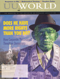  Cover, May/June 2003 UU World: Fear vs. Freedom 