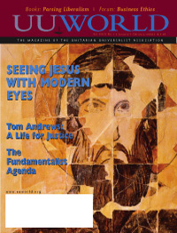  Cover, January/February 2004 UU World: Seeing Jesus with Modern Eyes 