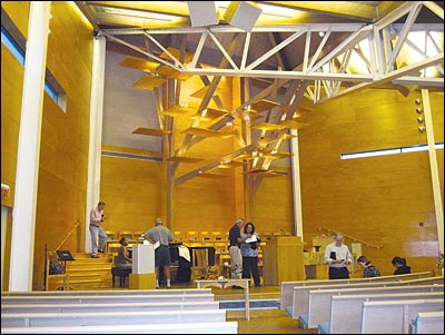 Interior of First Unitarian Universalist Church of San Antonio, Texas (Jim Noel)