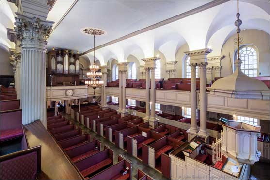 King's Chapel, interior