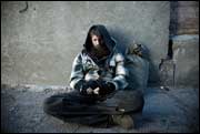 homeless man (© Rubberball/iStockphoto)