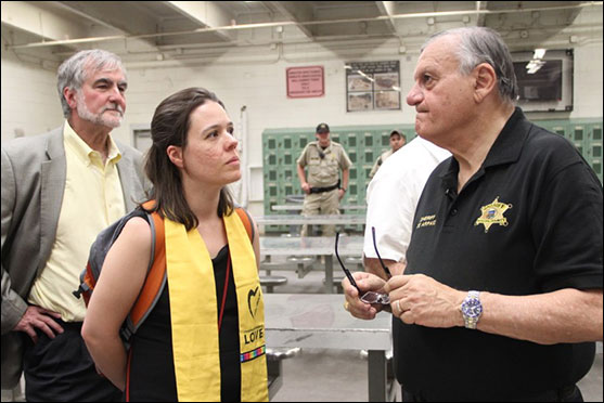 The Rev. Susan Frederick-Gray and Maricopa County Sheriff Joe Arpaio