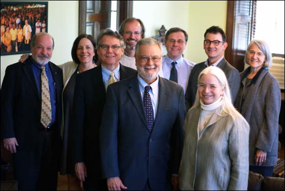 Members of the Panel on Theological Education met at the UUA headquarters in Boston