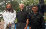 Salvador Zamora (left), the Rev. Jeff Jones (center), and Martin Altamirano