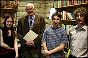 Wendell Berry with UU youth group
