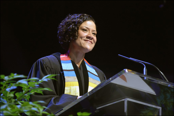 The Rev. Rebekah Ann Montgomery preached at the 2014 Service of the Living Tradition. ©Nancy Pierce/UUA. All rights reserved.