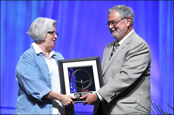 UUA President the Rev. Peter Morales and Carolyn Saunders