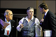 Gordon Martin, Gini Courter, and Ned Leibensperger