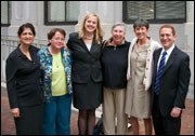Janet Joyner (fourth from left),