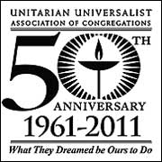 UUA 50th anniversary logo