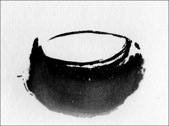 oryoki bowl ink illustration