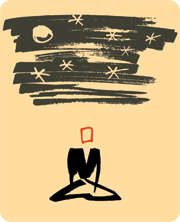 figure in meditation